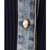 デニム切替ショートスリーブカーディガン | SpRay | 詳細画像17 