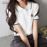 ケーブル2枚衿ショートスリーブ | SpRay | 詳細画像1 