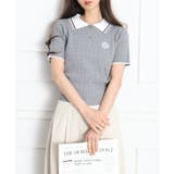 ライトグレー | ケーブル2枚衿ショートスリーブ | SpRay