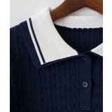 ケーブル2枚衿ショートスリーブ | SpRay | 詳細画像20 