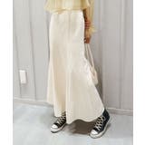 アイボリー | ジョーゼットマーメイドロングスカート | SpRay