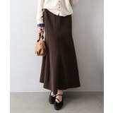 ブラウン | ジョーゼットマーメイドロングスカート | SpRay