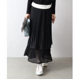 シアプリーツティアードスカート | SpRay | 詳細画像3 