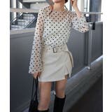 ベルト付きスリットミニスカート | SpRay | 詳細画像16 