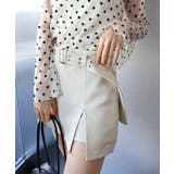 ベルト付きスリットミニスカート | SpRay | 詳細画像18 