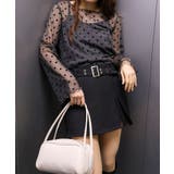 ベルト付きスリットミニスカート | SpRay | 詳細画像6 