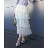 チュールティアードロングスカート | SpRay | 詳細画像38 