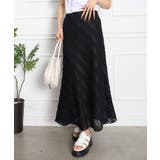 カットレースフレアロングスカート | SpRay | 詳細画像7 