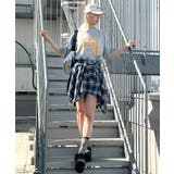 チェックアシメミニスカート | SpRay | 詳細画像27 