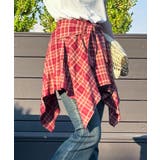 チェックアシメミニスカート | SpRay | 詳細画像32 