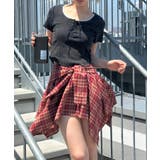 チェックアシメミニスカート | SpRay | 詳細画像39 