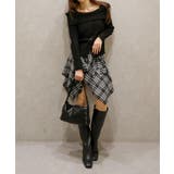 チェックアシメミニスカート | SpRay | 詳細画像56 