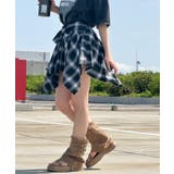 チェックアシメミニスカート | SpRay | 詳細画像6 