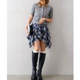 チェックアシメミニスカート | SpRay | 詳細画像60 