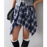 チェックアシメミニスカート | SpRay | 詳細画像63 