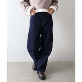 インディゴブルー | カーブデニムパンツ | SpRay