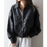 アンティークレザーダブルZIPブルゾン | SpRay | 詳細画像22 