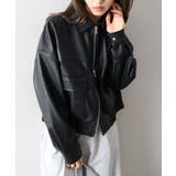 アンティークレザーダブルZIPブルゾン | SpRay | 詳細画像24 