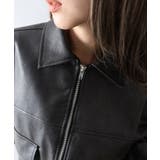 アンティークレザーダブルZIPブルゾン | SpRay | 詳細画像31 