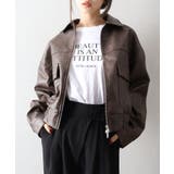 アンティークレザーダブルZIPブルゾン | SpRay | 詳細画像44 