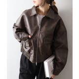 アンティークレザーダブルZIPブルゾン | SpRay | 詳細画像50 