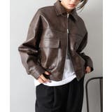 アンティークレザーダブルZIPブルゾン | SpRay | 詳細画像6 