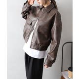 アンティークレザーダブルZIPブルゾン | SpRay | 詳細画像7 