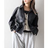 アンティークレザーダブルZIPブルゾン | SpRay | 詳細画像8 