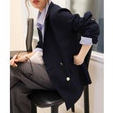 ネイビー | 金ボタンダブルジャケット | SpRay