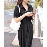 ブラック | シャーリングショートスリーブジャケットxキャミワンピース | SpRay