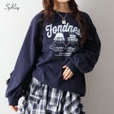 チェックロゴうさぎスウェット | SpRay | 詳細画像1
