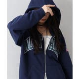 サテンロゴ貼付ZIPパーカー | SpRay | 詳細画像10 