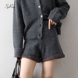 ファー付ニットショートパンツ | SpRay | 詳細画像1