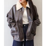 ファー付フェイクレザーブルゾン | SpRay | 詳細画像55