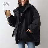 リバーシブルスタンド中綿コート | SpRay | 詳細画像1