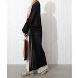 ブラック | 【WEB限定】ボリュスリロングカーディガン | SpRay