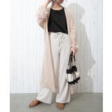 ベージュ | 【WEB限定】ボリュスリロングカーディガン | SpRay