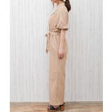 【WEB限定】麻混ボリューム袖オールインワン | SpRay | 詳細画像7 