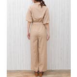 【WEB限定】麻混ボリューム袖オールインワン | SpRay | 詳細画像8 