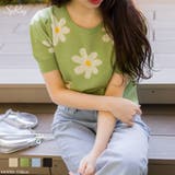デイジージャガードニット