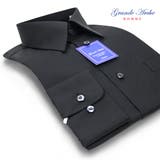 形態安定加工 レギュラーカラー ブラックシャツ10P03Dec16 | ワイシャツの山喜  | 詳細画像1 