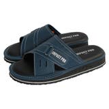 ネイビー | 【IMPACT PRO】紳士低反発サンダル | STAR TRADING