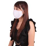 日本製 薔薇刺繍メッシュマスク ホワイト | StarFire | 詳細画像2 