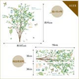 ウォールステッカー Tree&bird 植物 | くれあぽけっと | 詳細画像3