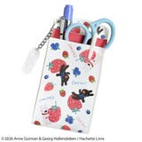 リサとガスパール 胸ポケット用ペンケース ベリー レッド | KIT-HIT-SURU | 詳細画像3 