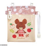 くまのがっこう 3WAYソフトペンポーチ アップルガール ベージュ/ピンク | KIT-HIT-SURU | 詳細画像2 