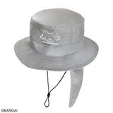 くまのがっこう サファリハット日除け付き プティ・フルール グレー | KIT-HIT-SURU | 詳細画像1 