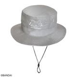 くまのがっこう サファリハット日除け付き プティ・フルール グレー | KIT-HIT-SURU | 詳細画像2 