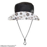ムーミン バケットハット日除け付き リトルミイ LIVE ON ブラック | KIT-HIT-SURU | 詳細画像3 