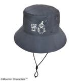 ムーミン バケットハット 日除け付き(ウォッシャブル) チャコールグレー | KIT-HIT-SURU | 詳細画像2 